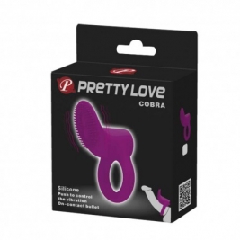 Inel penis cu vibratii Pretty Love Cobra 
