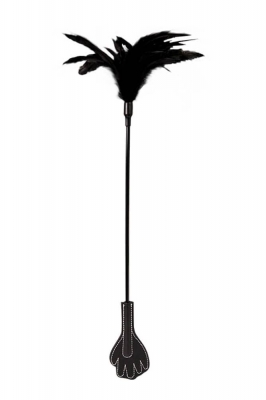 Cravas cu pene GP Feather Crop Black