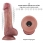Vibrator cu ventuza 21,5 cm Dual Density Power Cock