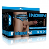  Strap on dildo 21cm cu ham XS/S/M 
