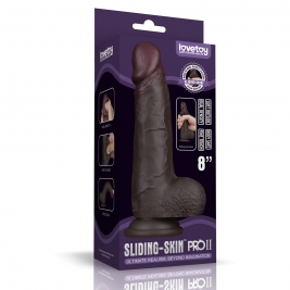Dildo Sliding Skin Pro II Dual Layer 20cm